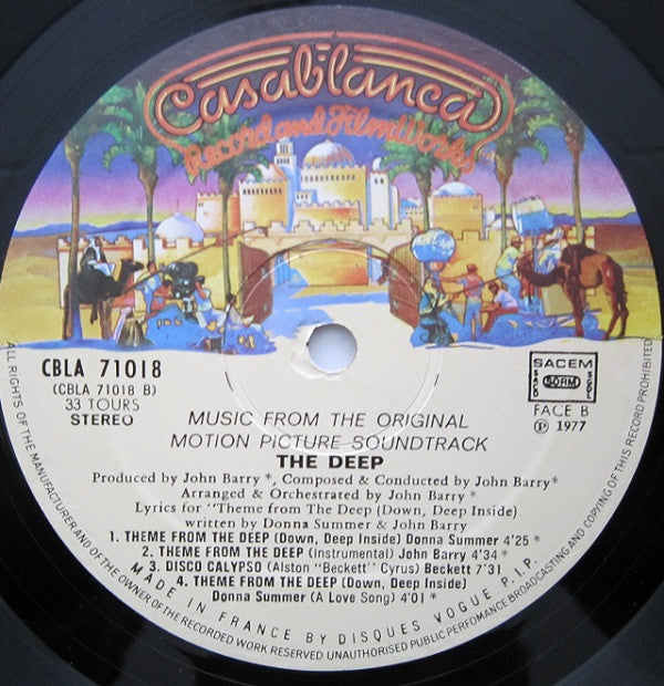 John Barry : The Deep (Music From The Original Motion Picture Soundtrack) (LP,Album)