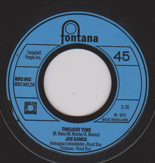 Joe Sands : Golden Earrings (7",45 RPM,Single)