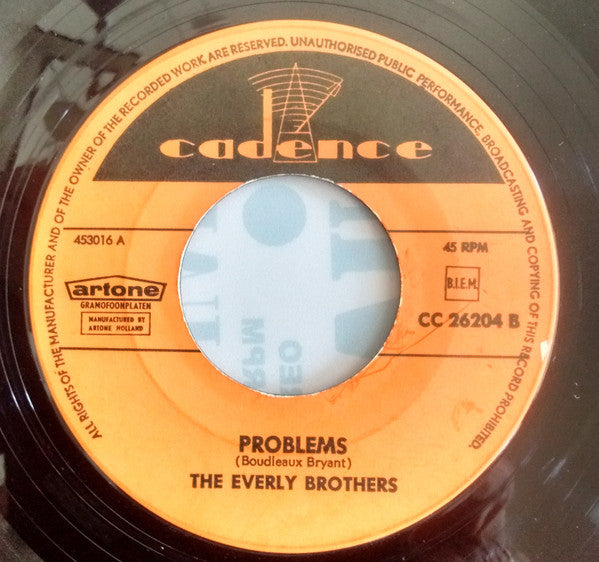 Everly Brothers : Bird Dog / Problems (7",45 RPM,Single)