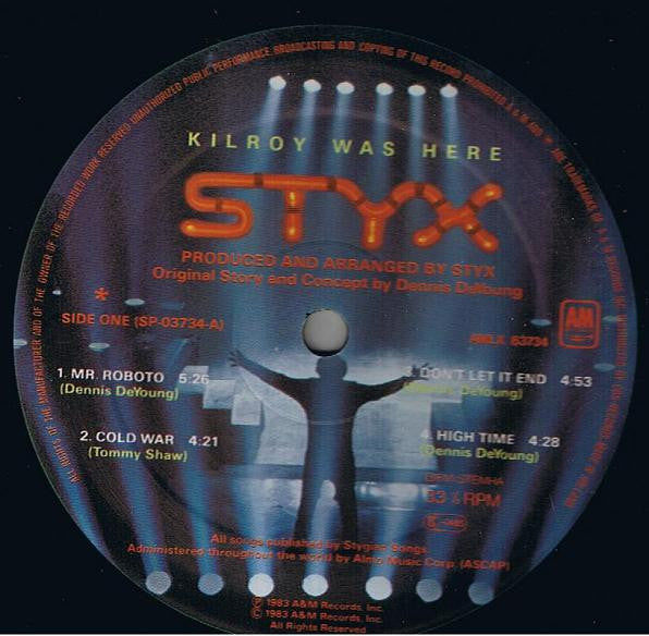 Styx : Kilroy Was Here (LP,Album,Stereo)