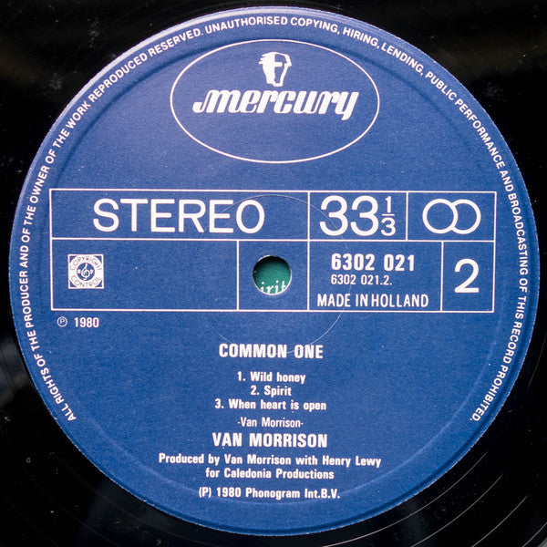 Van Morrison : Common One (LP, Album)