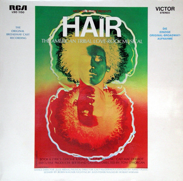Various : Hair (The American Tribal Love-Rock Musical) (LP,Album)