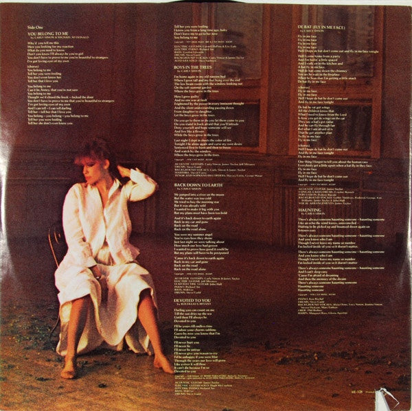 Carly Simon : Boys In The Trees (LP,Album)