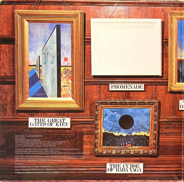 Emerson, Lake & Palmer : Pictures At An Exhibition (LP,Album,Reissue,Stereo)