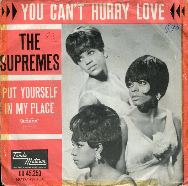 Supremes, The : You Can't Hurry Love / Put Yourself In My Place (7",45 RPM)
