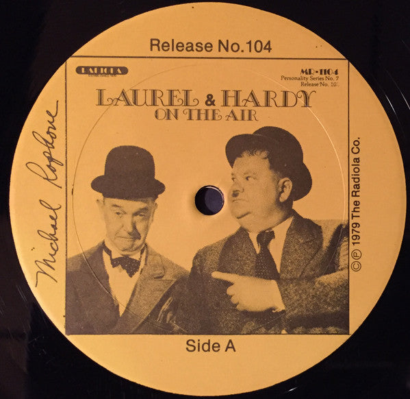 Laurel & Hardy : Laurel & Hardy On The Air (LP,Album,Mono)