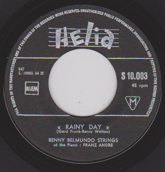 Benny Belmundo Strings : So What (7",45 RPM,Single)