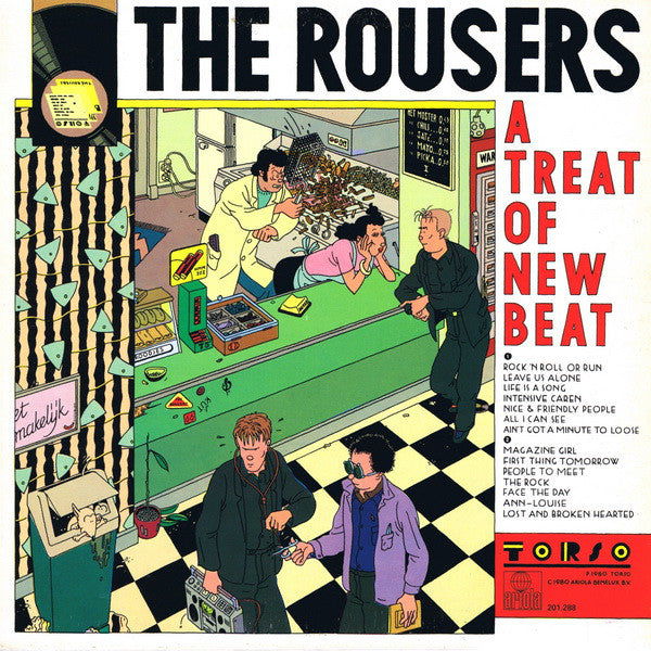 The Rousers : A Treat Of New Beat (LP, Album, Mono + 7", Single)