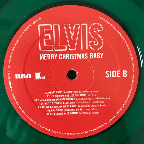 Elvis Presley : Merry Christmas Baby (LP,Compilation,Limited Edition)