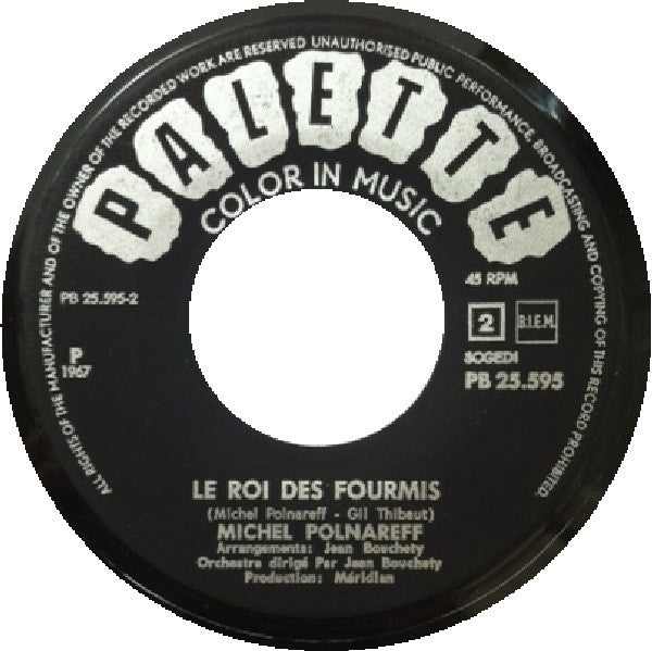 Michel Polnareff : Ame Caline / Le Roi Des Fourmis (7",45 RPM,Single)