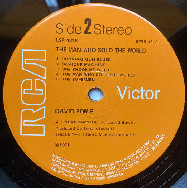 David Bowie : The Man Who Sold The World (LP,Album,Reissue)