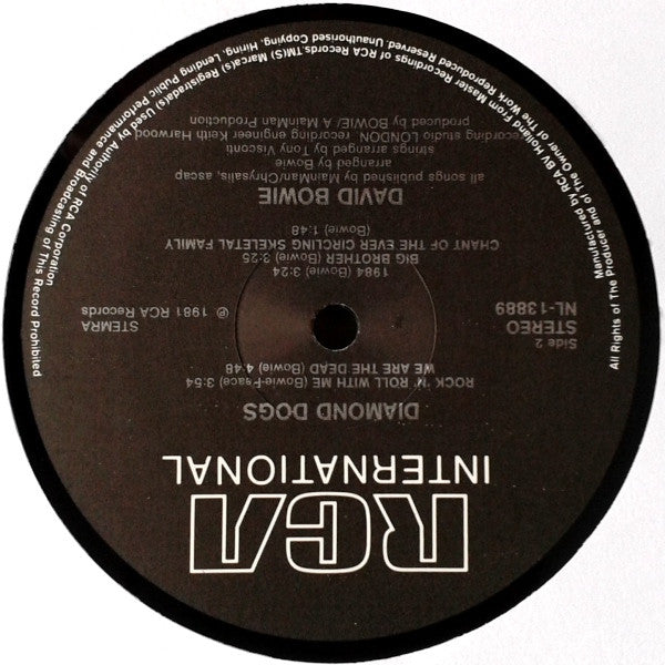 David Bowie : Diamond Dogs (LP,Album,Reissue)