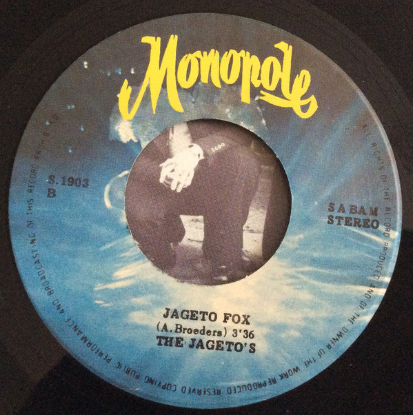 Jageto's, The : Zit Ik Op M'n Duivenplatje (7",45 RPM,Single,Stereo)