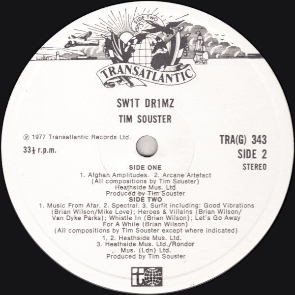 Tim Souster : Swit Drimz (LP, Album)