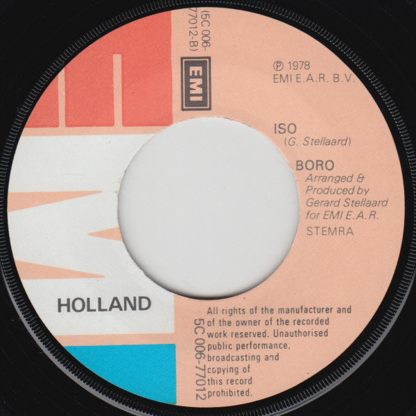 Boro : Mustang (7",45 RPM,Single)