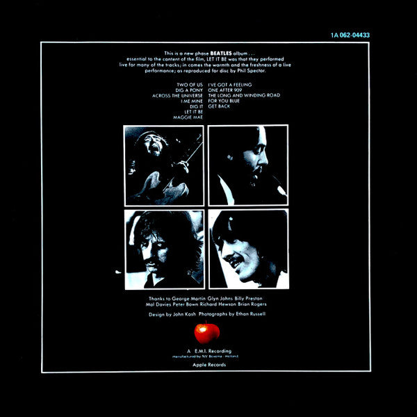 Beatles, The : Let It Be (LP,Album,Reissue)