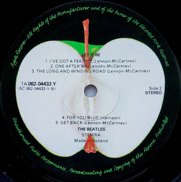 Beatles, The : Let It Be (LP,Album,Reissue)