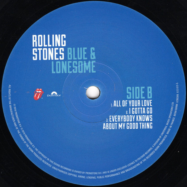 Rolling Stones, The : Blue & Lonesome (LP,Album)