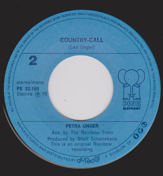 Petra Unger : It Isn't Really Like They Say / Country-Call (7",45 RPM,Single)
