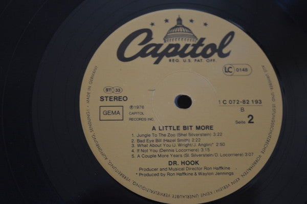 Dr. Hook : A Little Bit More (LP,Album)