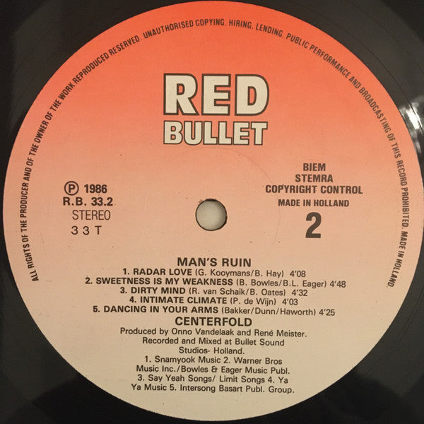 Centerfold : Man's Ruin (LP,Album)