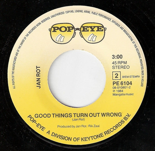 Jan Rot : Ooh Wee (My Baby's Gone) (7",Single,45 RPM)