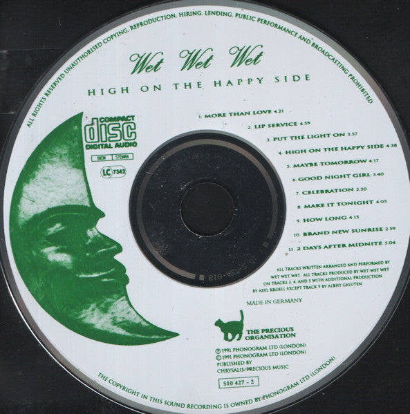 Wet Wet Wet : High On The Happy Side (Album)