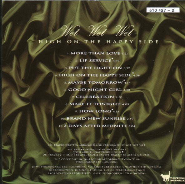 Wet Wet Wet : High On The Happy Side (Album)