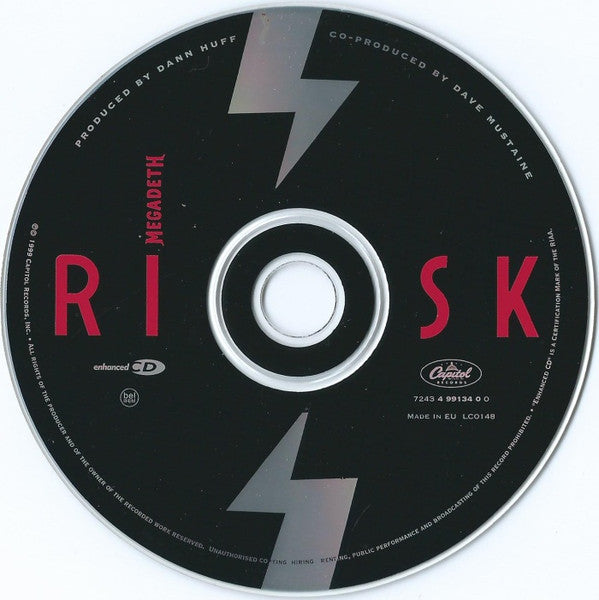 Megadeth : Risk (Enhanced,Album)