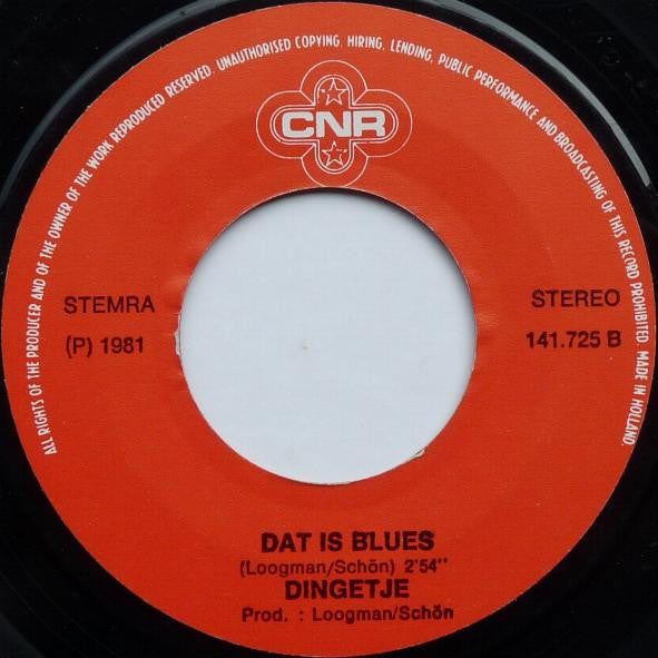 Dingetje : Houtochdiekop (7",45 RPM,Single)