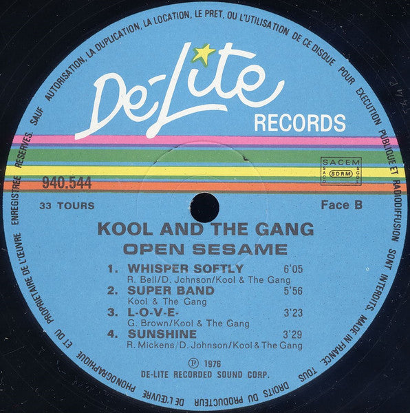 Kool & The Gang : Open Sesame (LP,Album)