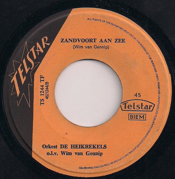 De Heikrekels : Waarom Heb Jij Me Laten Staan ? / Zandvoort Aan Zee (7",45 RPM,Single)