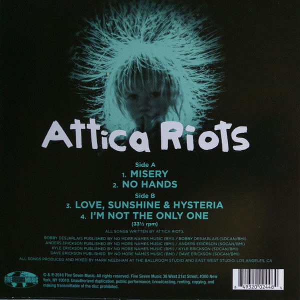 Attica Riots : Attica Riots EP (7",Single)