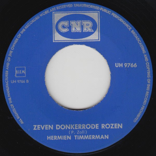 Hermien Timmerman : Rode Anemonen (7",45 RPM,Single)