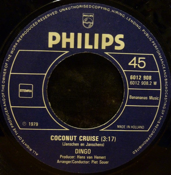 Dingo (2) : On A Sunny Day (7", Single)