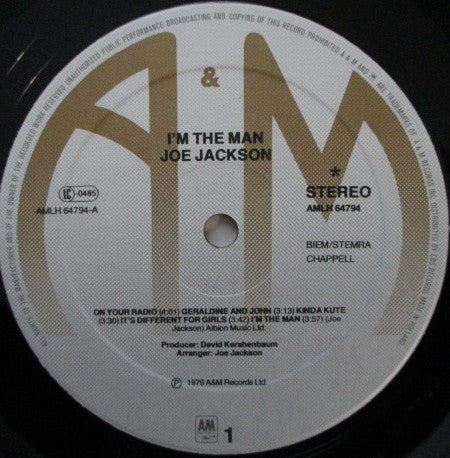 Joe Jackson : I'm The Man (LP,Album)