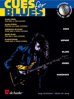 Cues for blues guitare +cd cover image