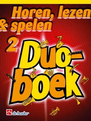 Horen lezen & spelen duoboek 2 saxophone cover image