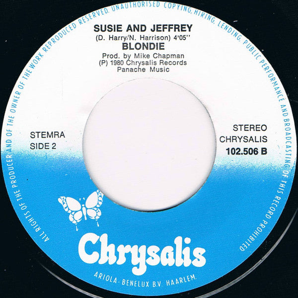 Blondie : The Tide Is High (7",45 RPM,Single,Stereo)