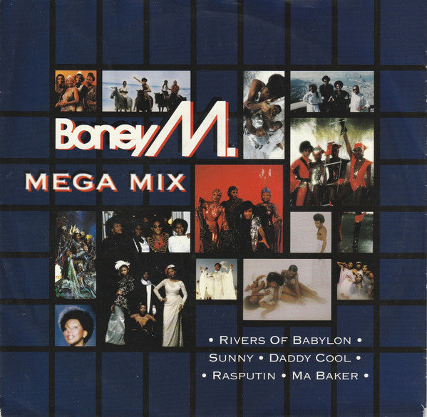 Boney M. : Mega Mix (7",45 RPM,Single,Stereo)