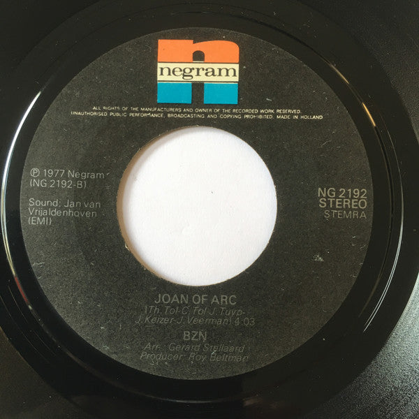 BZN : Don't Say Goodbye (7",Single,Stereo)