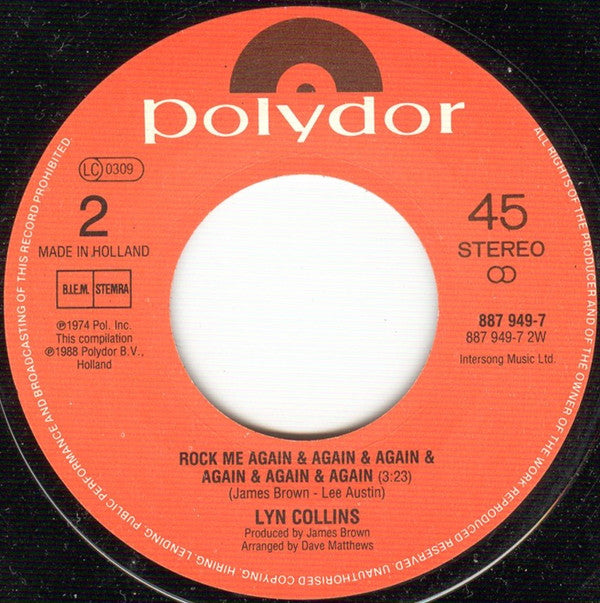 Lyn Collins : Think (About It) (7",45 RPM,Single,Stereo)