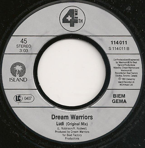 Dream Warriors : Ludi (7",Single,45 RPM)