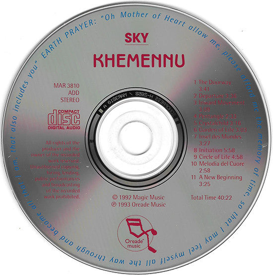 Sky (3) : Khemennu (Land Of The Moon) (Album)