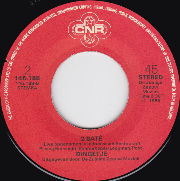 Dingetje : De Man Van Het Journaal (Goeienavond) (7",45 RPM,Single,Stereo)