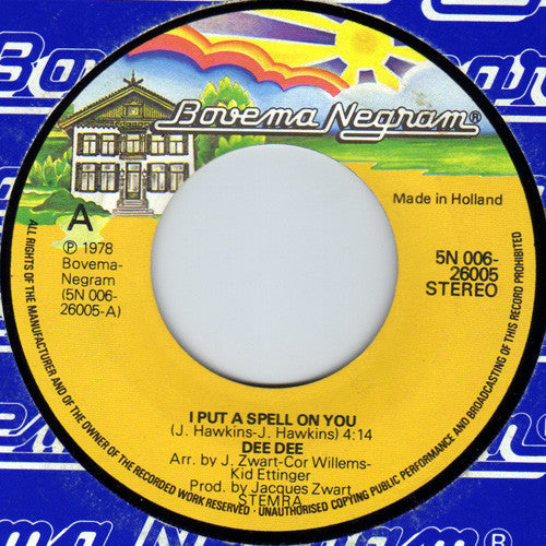 Dee Dee (13) : I Put A Spell On You (7",45 RPM,Single)