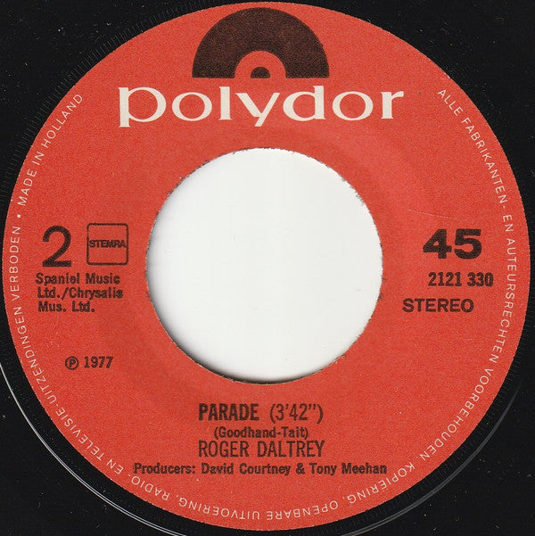 Roger Daltrey : Say It Ain't So Joe (7",45 RPM,Single,Stereo)