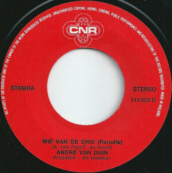 André van Duin : Willy Alberti Bedankt (7",Single,45 RPM)