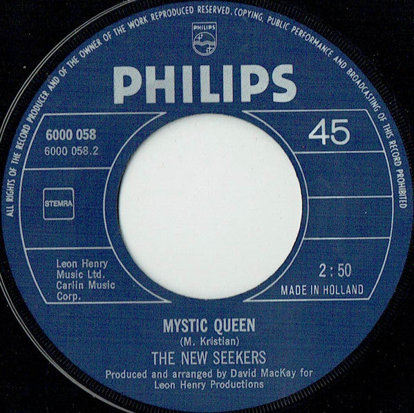 New Seekers, The : Circles / Mystic Queen (7",45 RPM)