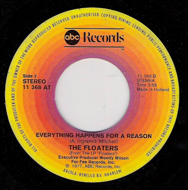 Floaters, The : Float On (7",45 RPM,Single)